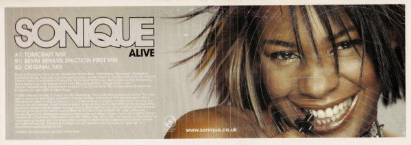 Sonique : Alive (12", Promo)