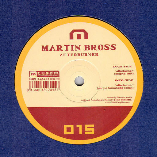 Martin Bross : Afterburner (12")
