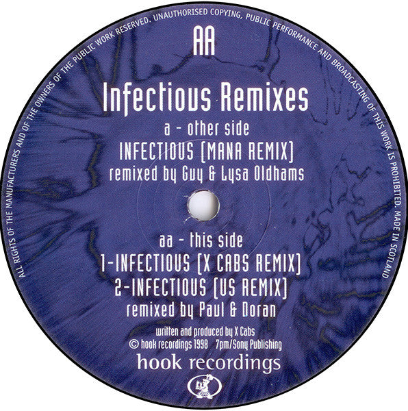 X-Cabs : Infectious (Remixes) (12")