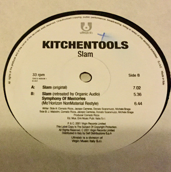 Kitchentools : Slam (12")