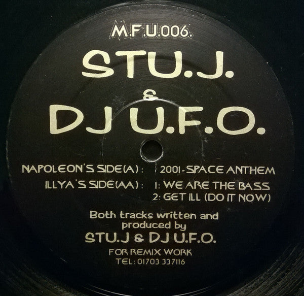 Stu.J. & DJ U.F.O.* : 2001 - Space Anthem (12")