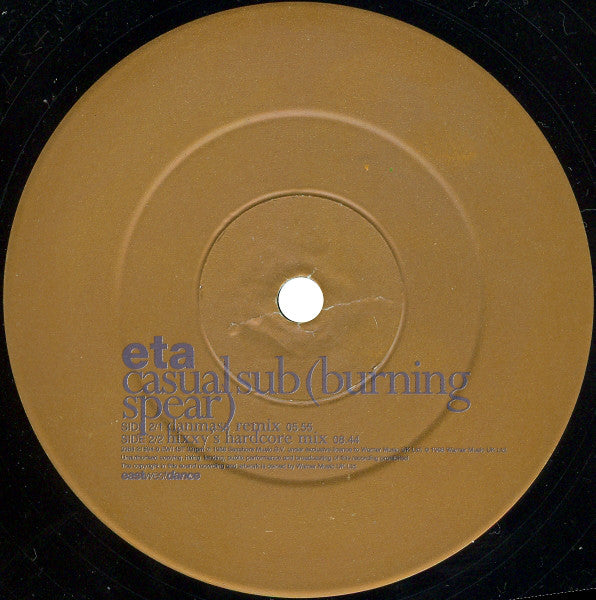 ETA : Casual Sub (Burning Spear) (12")