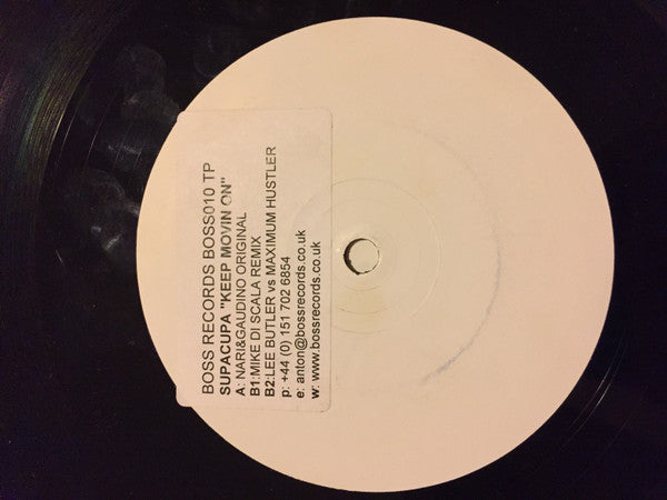 Supacupa : Keep On Movin On (12", TP, W/Lbl)
