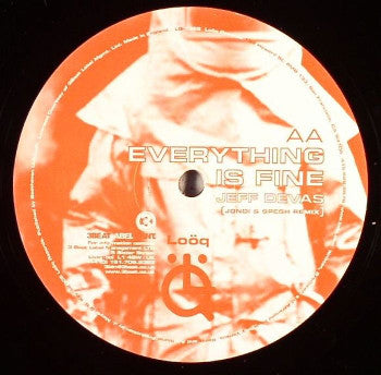 Jeff Devas : Everything Is Fine (12")