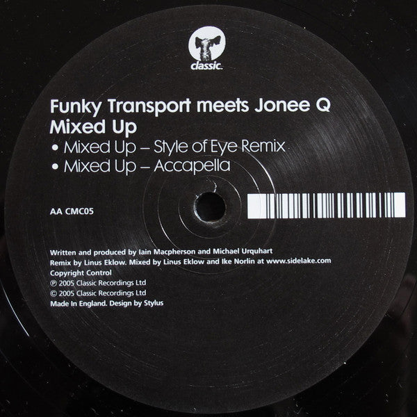 Funky Transport Meets Jonee Q* : Mixed Up (12")