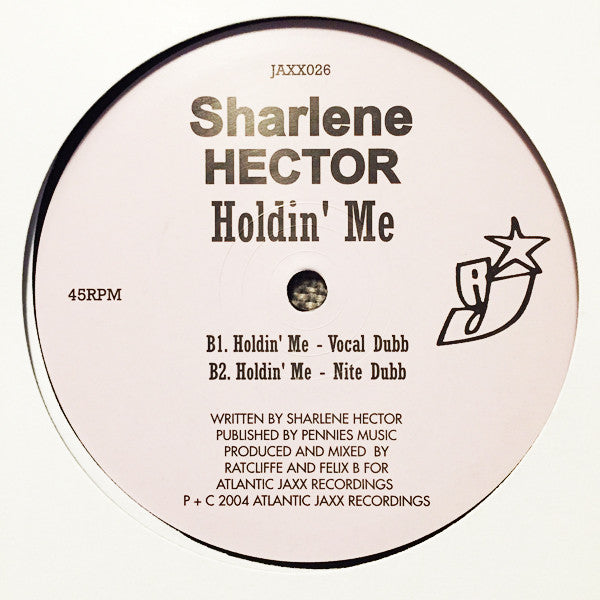 Sharlene Hector : Holdin' Me (12", Single)