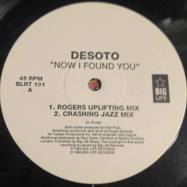 Desoto : Now I Found You (12")