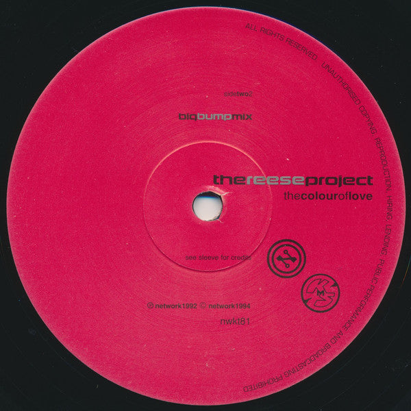The Reese Project : The Colour Of Love (12")
