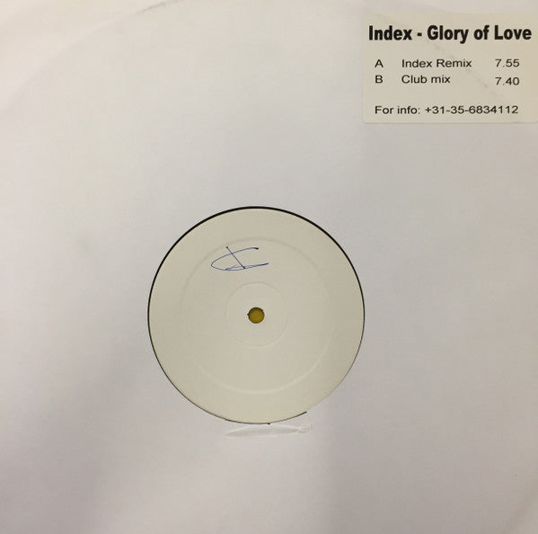 Index (2) : Glory Of Love (12", W/Lbl)