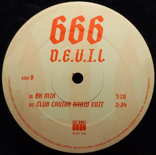 666 : D.E.V.I.L. (12", Single)