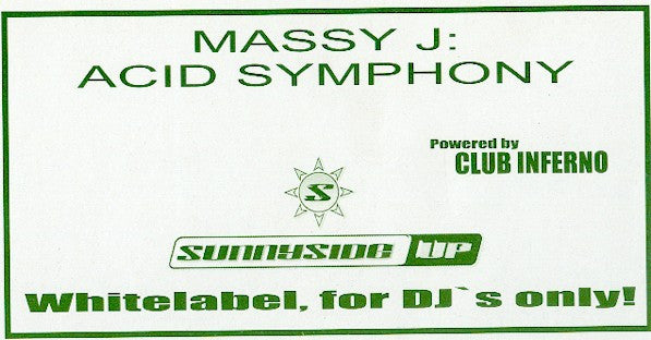 Massy J : Symphony (12")