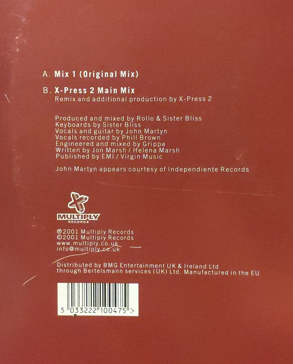 Sister Bliss Feat. John Martyn : Deliver Me (12")