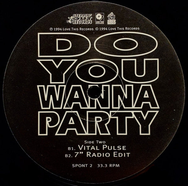 DJ Scott Featuring Lorna B* : Do You Wanna Party (12")