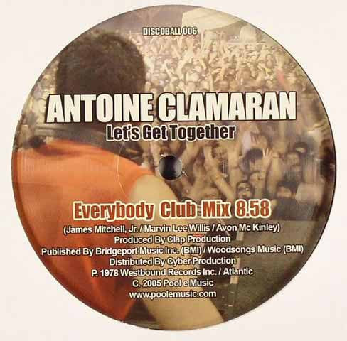 Antoine Clamaran : Let's Get Together (12")