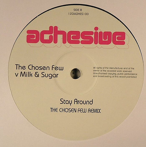 The Chosen Few (2) V Milk & Sugar : Stay Around (2x12", Promo)
