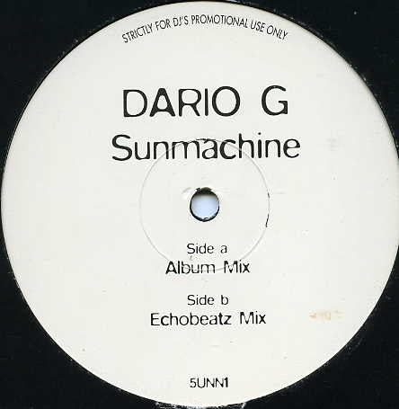 Dario G : Sunmachine (12", Promo)