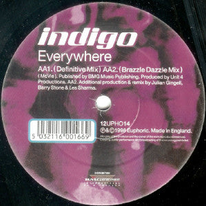 Indigo (12) : Everywhere (12")