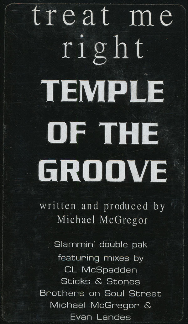 Temple Of The Groove : Treat Me Right (2x12")