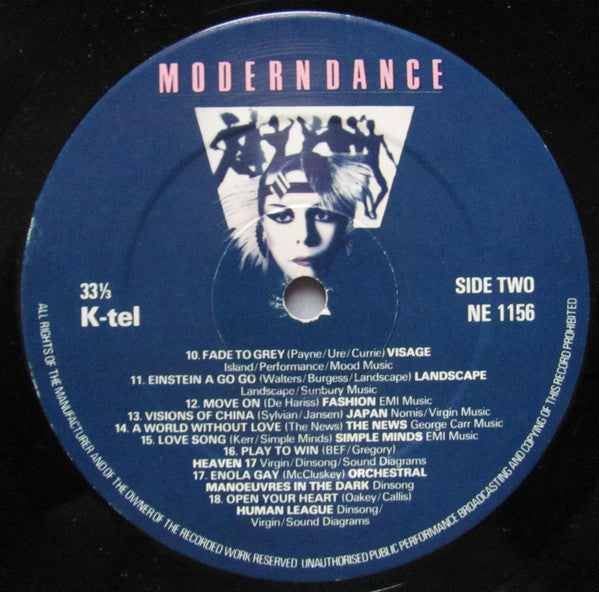 Various : Modern Dance (LP, Comp, RP, Dam)