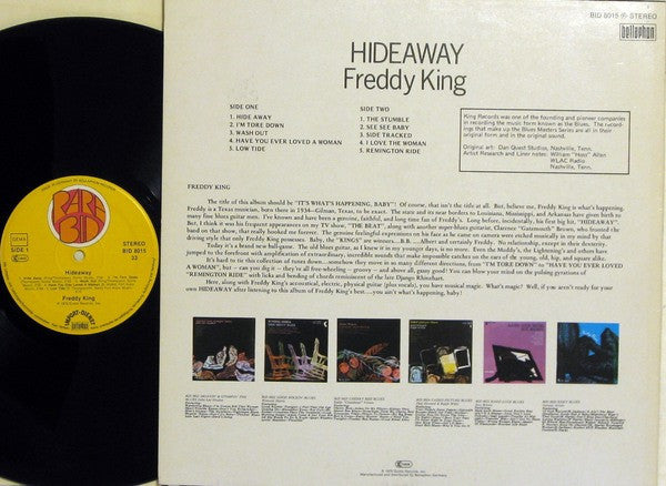 Freddy King* : Hide Away (LP, Album, Comp)