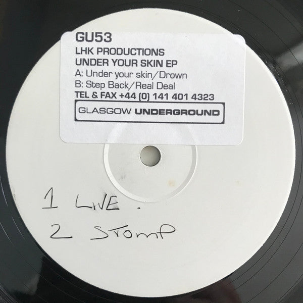 LHK : Under Your Skin (12", W/Lbl, Sti)