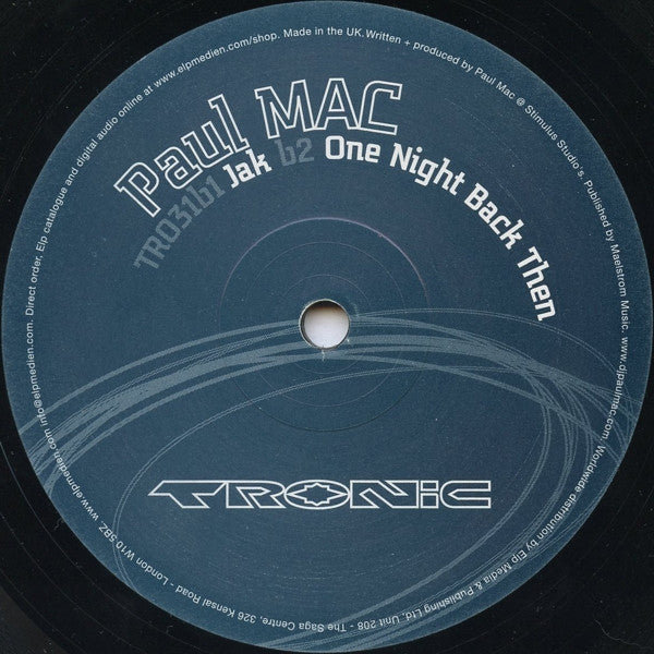 Paul Mac : Blast First (12")