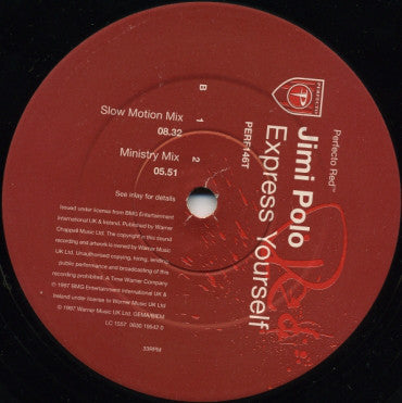 Jimi Polo : Express Yourself (12")