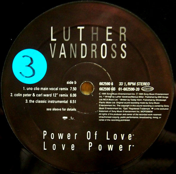 Luther Vandross : Power Of Love / Love Power (12")