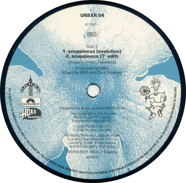 BBG : Snappiness (Remix) (12")