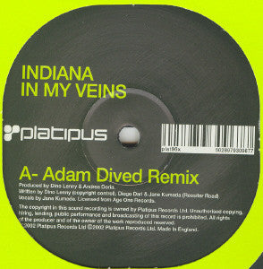 Indiana : In My Veins (12")