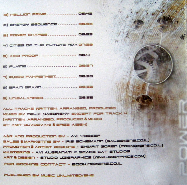 Time Lock : Power Charge (CD, Album)