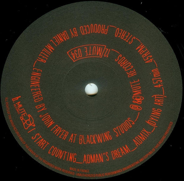 I Start Counting : Letters To A Friend (12", Single)