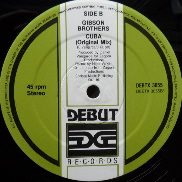 Gibson Brothers : Cuba ('88 Remix) (12")