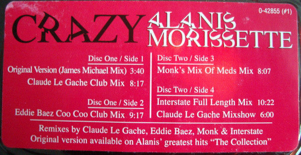 Alanis Morissette : Crazy (2x12")