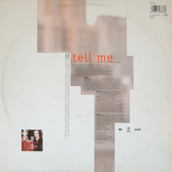 Groove Theory : Tell Me (The Remixes) (12")
