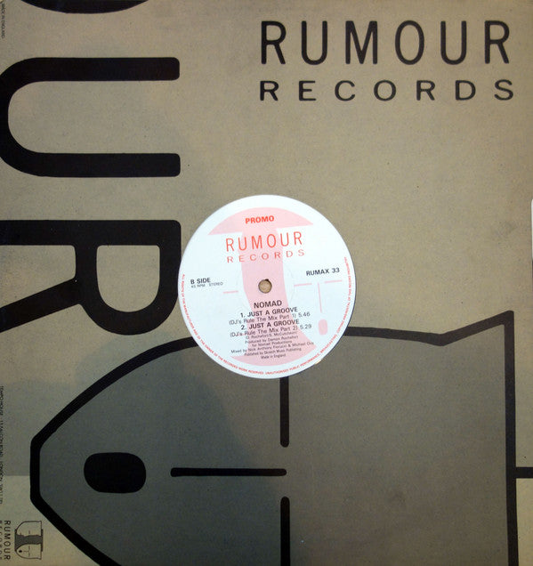 Nomad : Just A Groove (12", Promo)