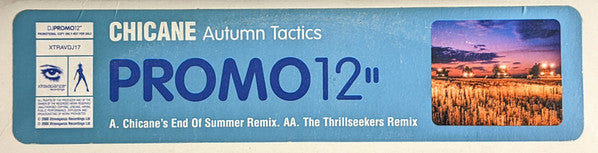 Chicane : Autumn Tactics (12", Promo)