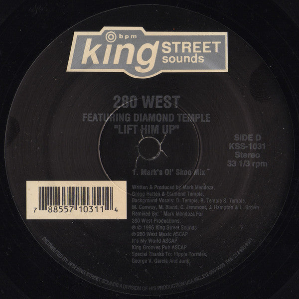 280 West Featuring Diamond Temple : Lift Him Up (2x12")