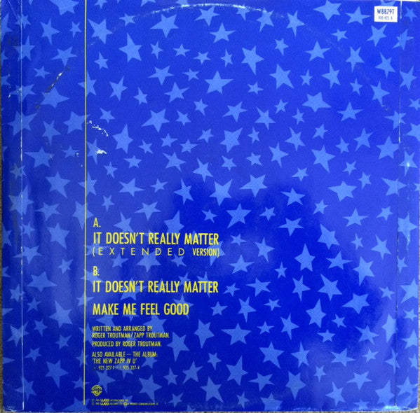Zapp : It Doesn't Really Matter (12")
