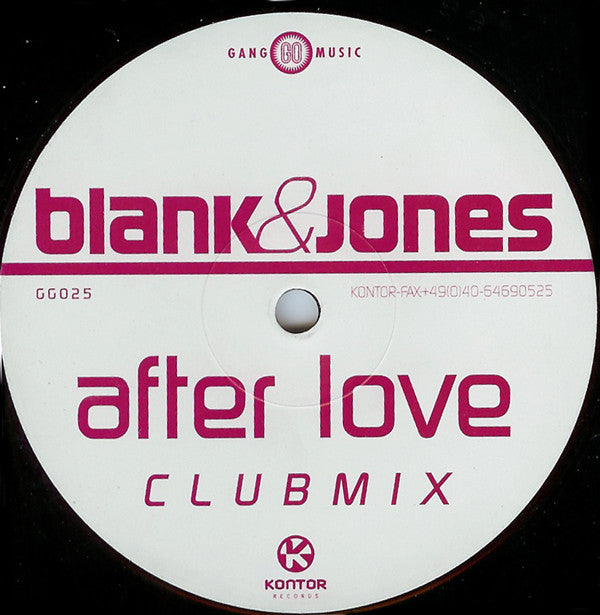 Blank&Jones* : After Love (12")
