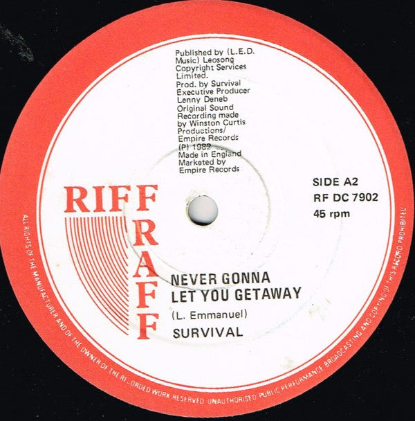 Survival (12) : Write To Me (12")