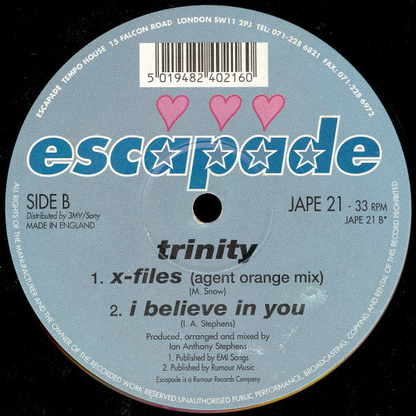 Trinity (5) : X-files (12")