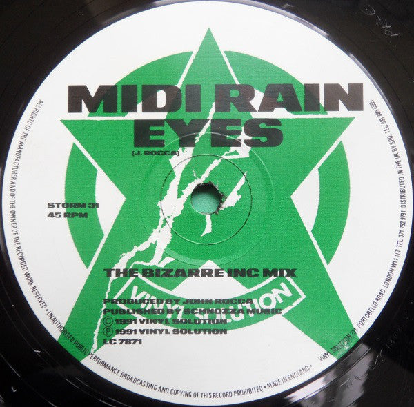 Midi Rain : Eyes (12", Single)