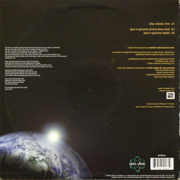 Michelle Weeks : The Light (Part 1) (12")