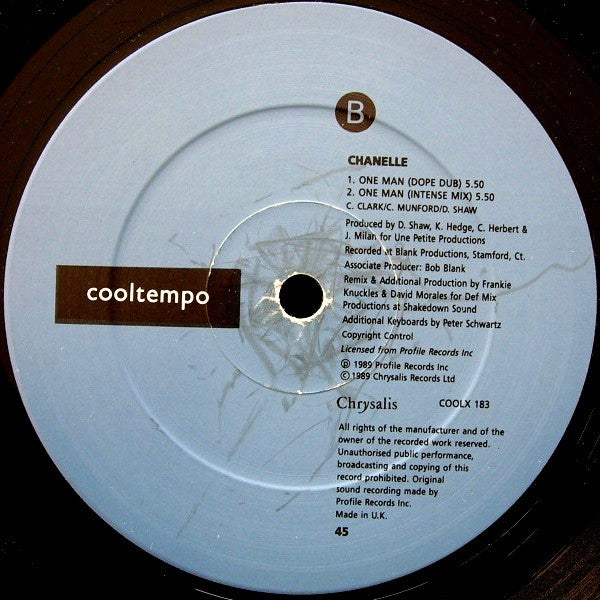 Chanelle : One Man (12")