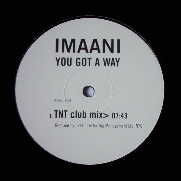 Imaani : You Got A Way (Todd Terry Remixes) (12", Promo)