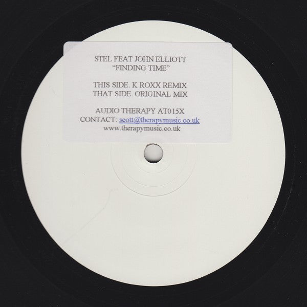 Stel Feat. John Elliott (2) : Finding Time (12", W/Lbl)