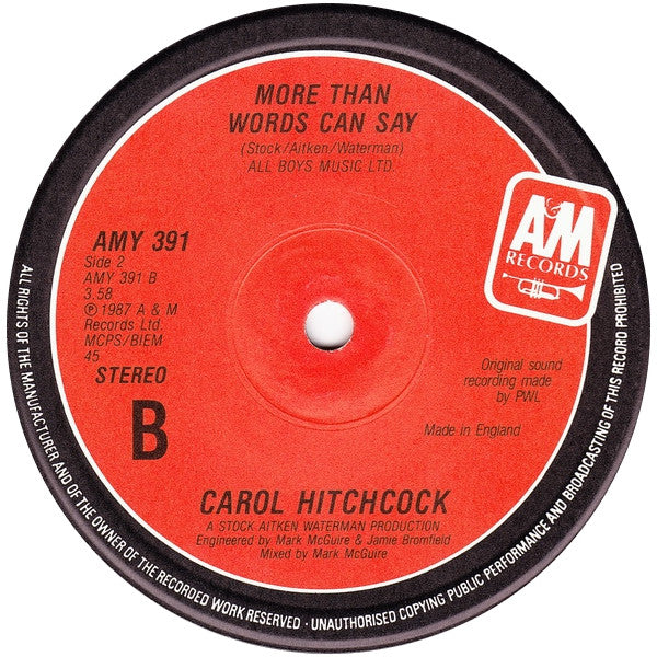 Carol Hitchcock : Get Ready (Extended Remix) (12", Single)
