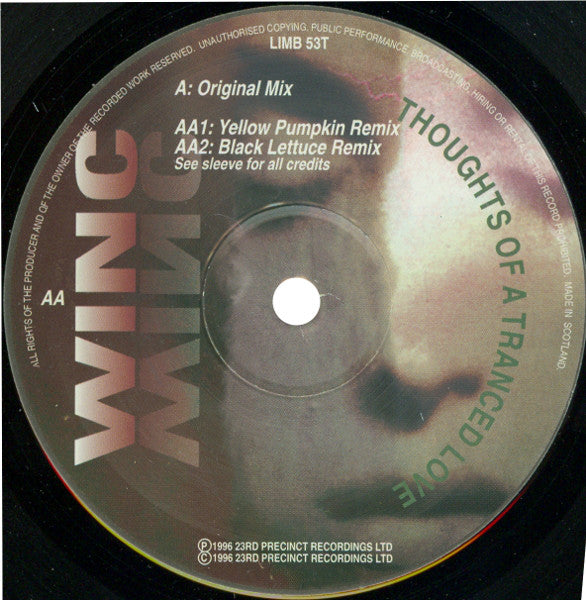 Winc* : Thoughts Of A Tranced Love (12", Single)