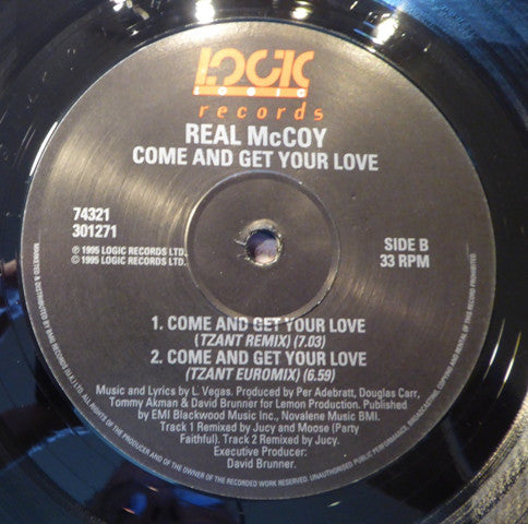 Real McCoy : Come And Get Your Love (12")